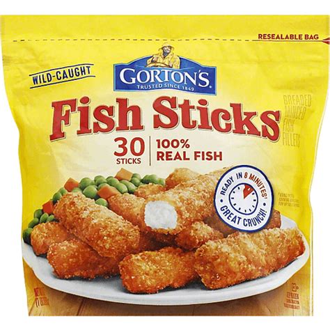 Gortons Fish Sticks Seafood Superlo Foods