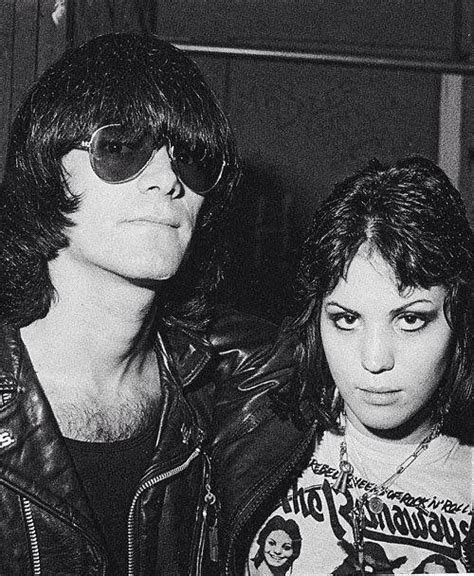 Dee Dee Ramone And Joan Jett 1976 Roldschoolcelebs
