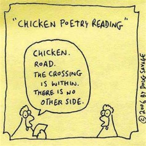 Chicken Humor Poetry Reading Reading Cartoon Funny Quotes