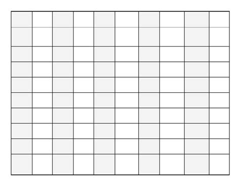Printable Numbers 1 100 Chart Blank Number Chart 1 100 Printable