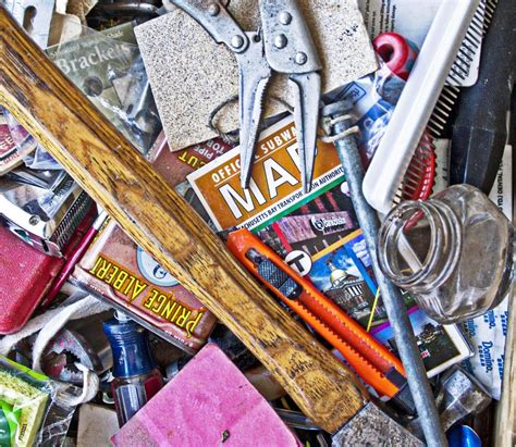 Junk Drawer Jigsaw Puzzle In Macro Puzzles On