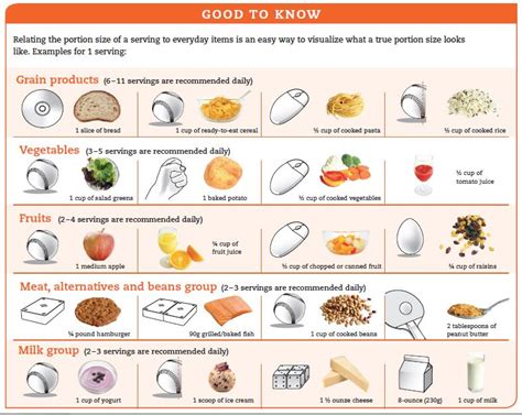 A Guide To Help Guesstimate Portion Size Instead Of Having To Measure