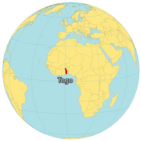 Togo Map Cities And Roads Gis Geography