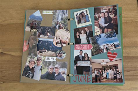 Diy One Year Anniversary Scrapbook T For Boyfriend Anniversary