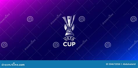 Uefa Cup Logo Editorial Stock Photo Illustration Of Football 204672058