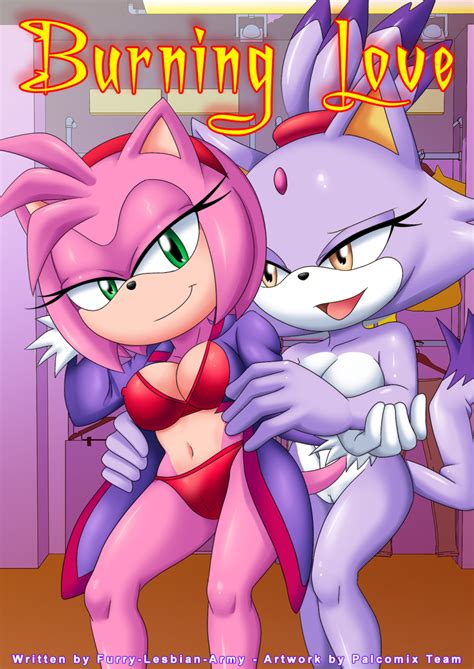 Rule 34 2girls Amy Rose Bbmbbf Blaze The Cat Breasts Burning Love