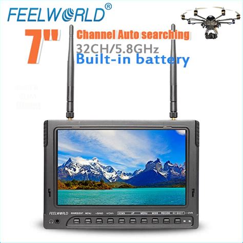 Feelworld 7 Inch Ips 1024x600 Fpv Monitor For Drone Uav With Built In