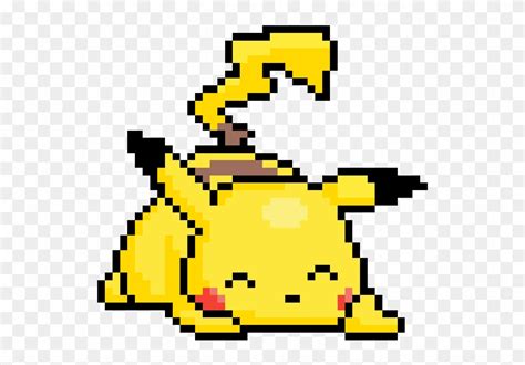 Pikachu Sleep Asriel Dreemurr Pixel Art Hd Png Download 600x600