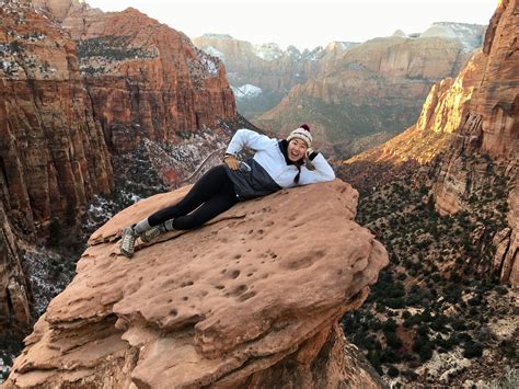 A Guide To Winter Hiking In Zion National Park Halicopter Away