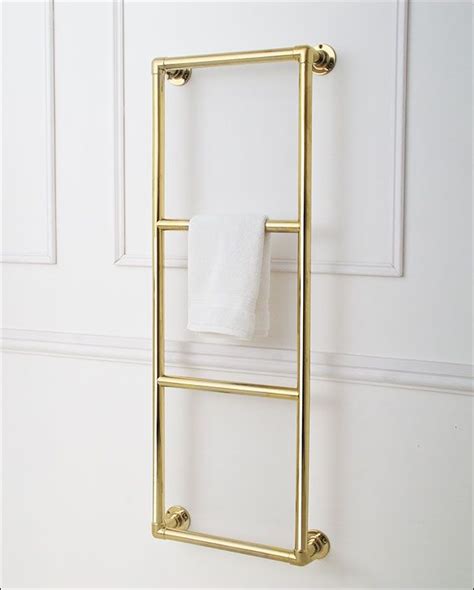 classic gold heated towel rail 111gg towel rail hang towels in bathroom heated towel rail