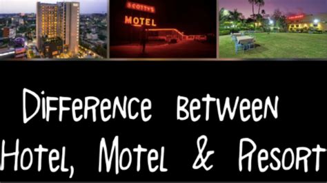 Difference Between Hotels Motels And Resorts Blog Qloapps