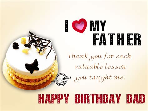 I Love You Fatherhappy Birthday Birthday Wishes Happy Birthday Pictures