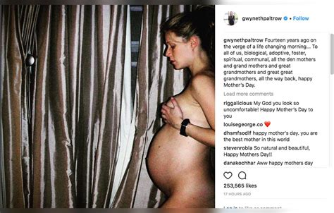 Gwyneth Paltrow Posts A Pregnancy Throwback Pic