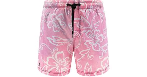Sundek Hibiscus Board Swimshorts In Pink For Men Lyst