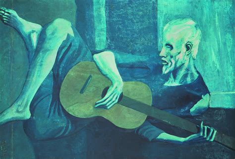 Paint By Number Kit The Old Blind Guitarist By Pablo Picasso Etsy