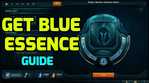 League Of Legends Blue Essence Farming Guide How To Get Lol Blue