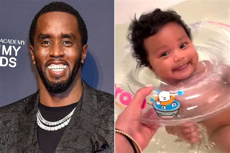 Diddy Shares Adorable Video Of Daughter Love Months Enjoying Bathtime Hi Daddy