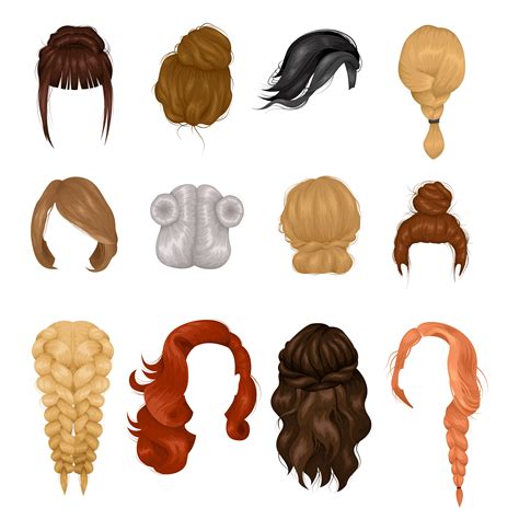 ️hairstyle Vector Free Download