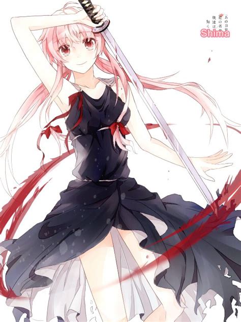 Pin By Katie Hayes On Anime Girls With Images Yuno Mirai Nikki