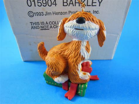 Grolier Collectible Christmas Ornament Barkley Sesame Street Jim Henson