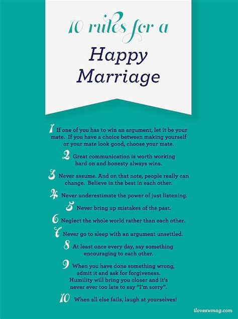 The Classy Woman ® 10 Rules For A Happy Marriage