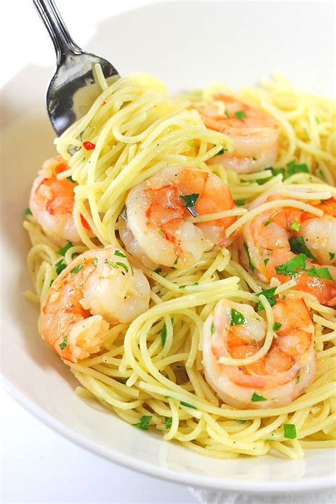 Shrimp Scampi With Angel Hair Pasta Now Cook This