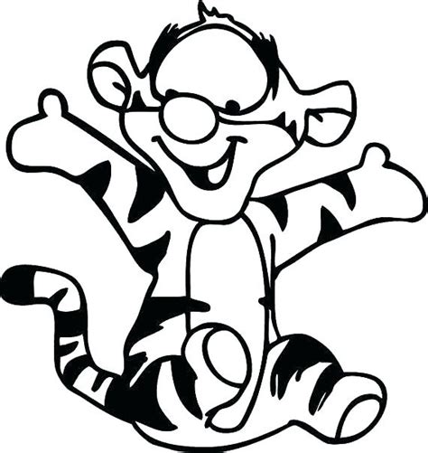 Coloring Pages Baby Tigger Coloring Pages