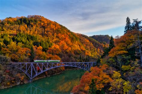 Tadami Train From Fukushima To Niigata Goes Through One Of Japans Top