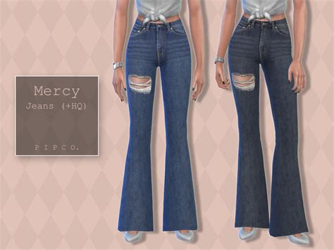 The Sims Resource Mercy Jeans Flared