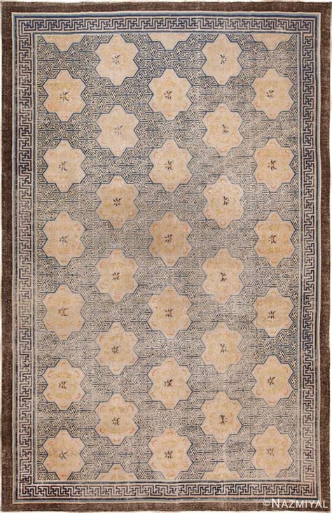 Antique 17th Century Chinese Ningxia Carpet 70071 Nazmiyal Rugs