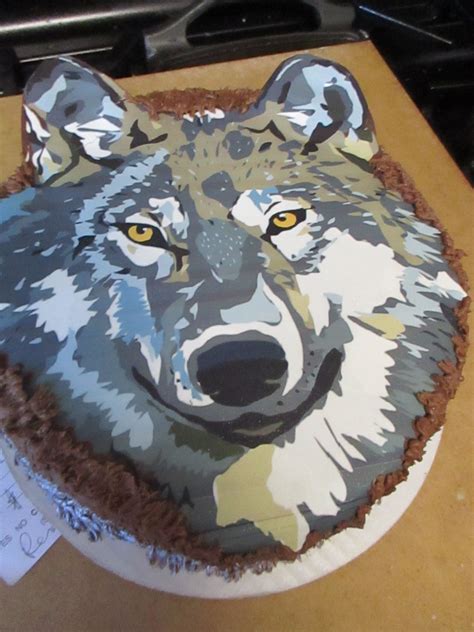 Wolf Cake Wolf Cake Birhday Cake Creative Cakes