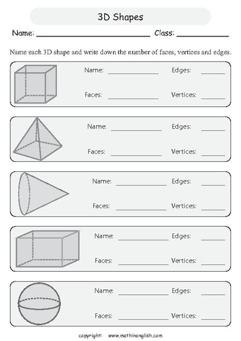 Classifying 3D Shapes Collection | Lesson Planet