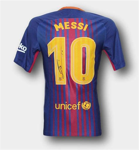 Lionel Messi Signed Barcelona Jersey