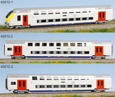 Ls Models Set Of 3 Doubledeck Passenger Cars Type M6 Eurotrainhobby