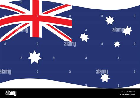 isolated australia flag stock vector image and art alamy