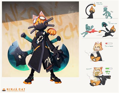 Artstation Cdc Ninja Cat Son Nguyen With Images Character