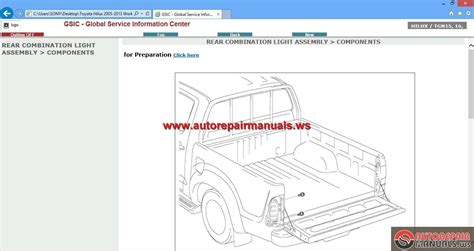 Gsic Toyota Hilux 2005 2013 Workshop Manual Auto Repair Manual Forum