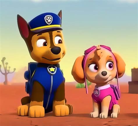 Skye And Chase Chase Paw Patrol Fan Art 40900832 Fanpop