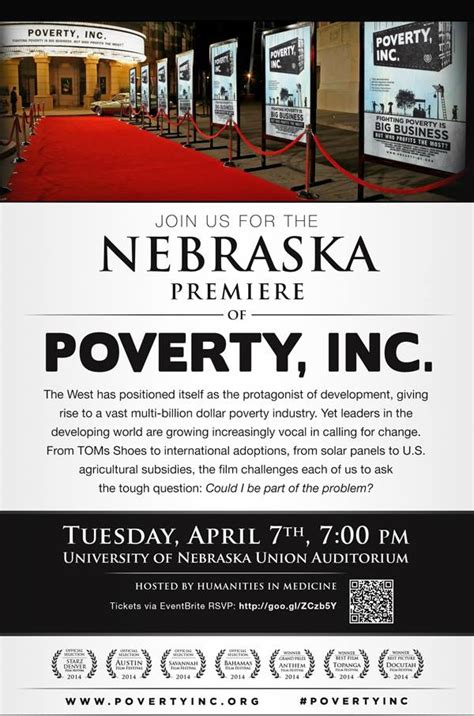 Free Screening Of Poverty Inc Is April In The Union Auditorium Announce University Of
