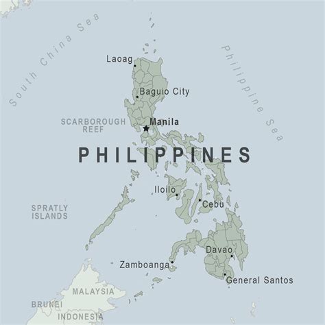 5 Major Cities In Philippines Map Map