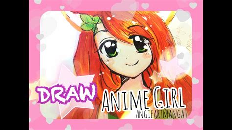 Draw Manga Girl Speedpaint Youtube