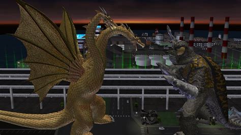 Godzilla Destroy All Monsters Melee King Ghidorah Vs Megalon Hard