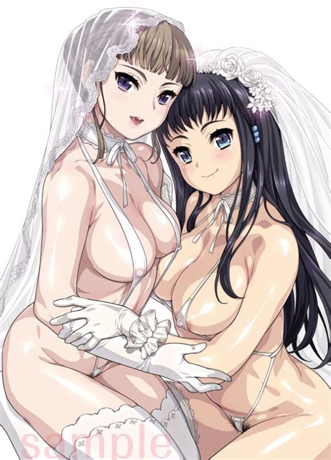 Perked Nipples Peeking Out Bridal Hentai Luscious