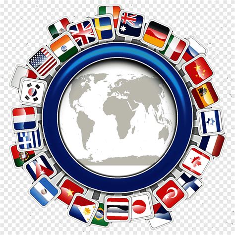 Round Assorted World Flags Illustration National Flag Flags Of The