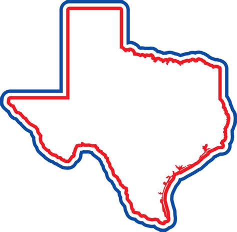 Texas Map Outline Stock Photos Pictures And Royalty Free Images Istock