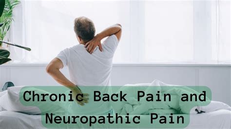 Chronic Back Pain And Neuropathic Pain Orthopaedic Spine Surgery
