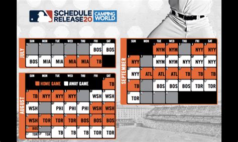 2020 Baltimore Orioles 60 Game Schedule Slackie Brown Sports And Culture
