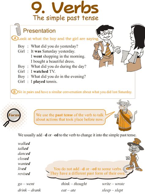 Grade 3 Grammar Lesson 10 Verbs The Past Continuous Tense English Fun