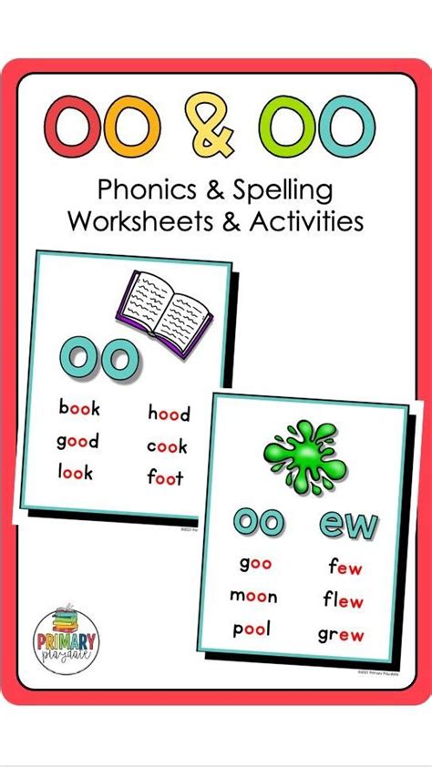 Words With Oo Lists Of Words With Oo Sounds Oo And Oo Oo Anchor Chart