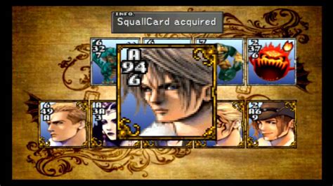 Ff8 Squall Card Youtube